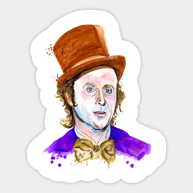 WIlly Wonka- Pure Imagination Sticker by beaugeste2280@yahoo.com